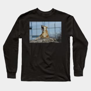 Yawning Liger Long Sleeve T-Shirt